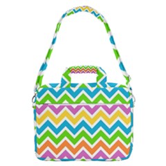 Chevron Pattern Design Texture Macbook Pro 15  Shoulder Laptop Bag