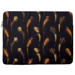Abstract Art Pattern Warm Colors 17  Vertical Laptop Sleeve Case With Pocket