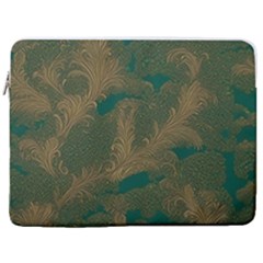 Seamless Pattern Pattern Leaves 17  Vertical Laptop Sleeve Case With Pocket