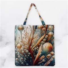Undersea Dreams Saltwater Ocean Grocery Tote Bag
