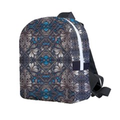 Ornate Baroque Floral Pattern Print Kids  Age 2-4 Lightweight Preschool Backpack