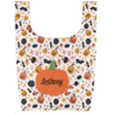 Personalized Name Any Text Foldable Shopping Bag Foldable Shopping Bag View2