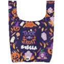 Personalized Name Any Text Foldable Shopping Bag Foldable Shopping Bag View1