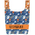 Personalized Halloween Name Any Text Foldable Shopping Bag Foldable Shopping Bag View1