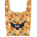 Personalized Halloween Name Any Text Foldable Shopping Bag Foldable Shopping Bag View1