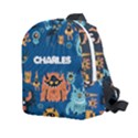 Personalized Monster Name Any Text Kids Age Lightweight Preschool Backpack Kids  Age 2-4 Lightweight Preschool Backpack View1