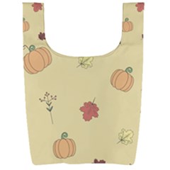 Halloween Fall Pattern Foldable Shopping Bag