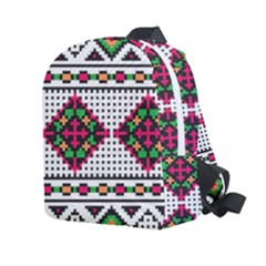Ukrainian Folk Seamless Pattern Ethnic Ornament Border Element Traditional Kids  Age 2-4 Lightweight Preschool Backpack