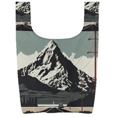 Mountains Foldable Shopping Bag
