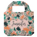 Personalized Tropical Summer Name Any Text Premium Foldable Grocery Recycle Bag Premium Foldable Grocery Recycle Bag View1