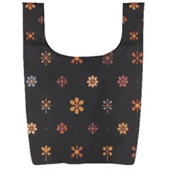 Minimalist Pattern With Simple Lines,flower And Shapes, Creating A Clean And Modern Foldable Shopping Bag