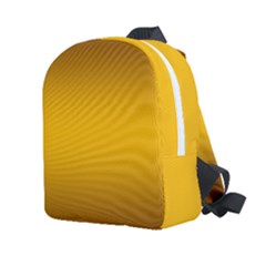 Chocolate Brown To Amber Orange Bilinear Gradient Kids  Age 2-4 Lightweight Preschool Backpack