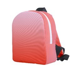Pink Lace To Scarlet Red Linear Gradient Kids  Age 2-4 Lightweight Preschool Backpack