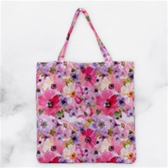 Pattern Seamless Texture Daisies Grocery Tote Bag