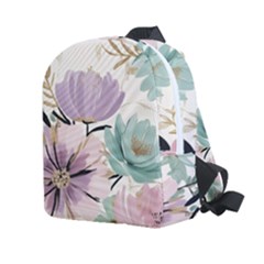 Flowers Pattern Floral Kids  Age 2-4 Lightweight Preschool Backpack