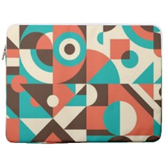 Retro Colorful Background, Retro Abstraction 17  Vertical Laptop Sleeve Case With Pocket