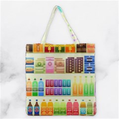 Supermarket Shelf Products Snacks Grocery Tote Bag