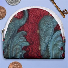 Birds Horseshoe Style Canvas Pouch