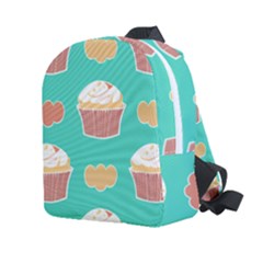 Retro 40s 50s Cupcake Pattern 3 Kids  Age 2-4 Lightweight Preschool Backpack