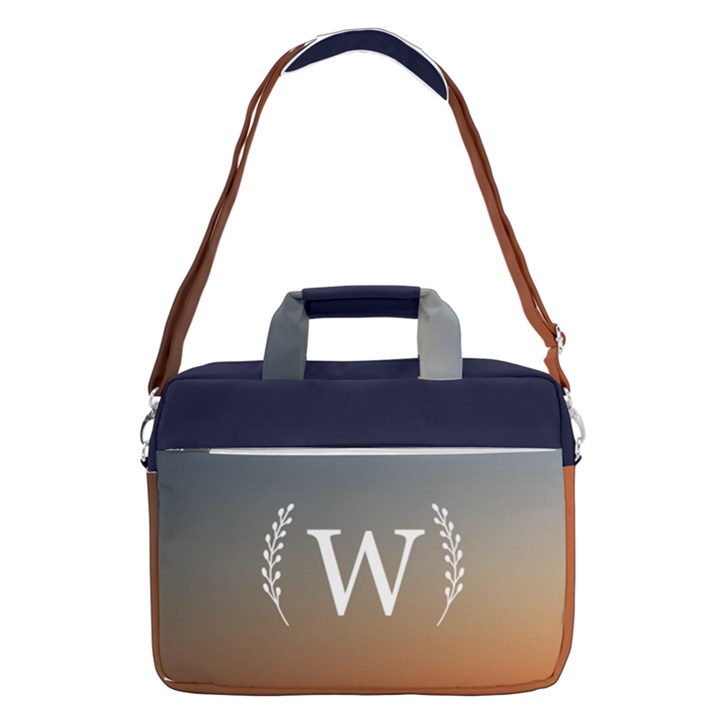 Personalized Initial MacBook Shoulder Laptop Bag MacBook Pro 15  Shoulder Laptop Bag
