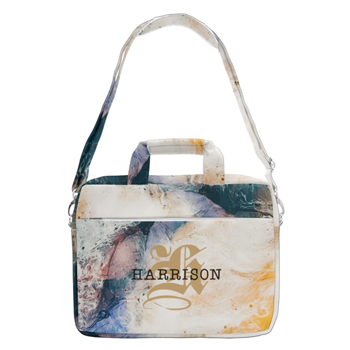 Personalized Initial Name MacBook Shoulder Laptop Bag MacBook Pro 15  Shoulder Laptop Bag