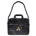 Personalized Name Initial Marble MacBook Pro 15  Shoulder Laptop Bag View2