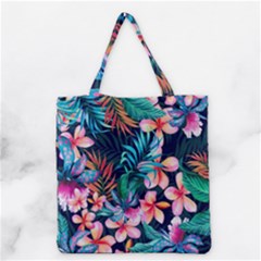 Hawaiian Flowers Hawaii Grocery Tote Bag