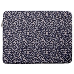 Brown Giraffe Pattern 17  Vertical Laptop Sleeve Case With Pocket