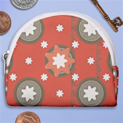 Background Abstract Horseshoe Style Canvas Pouch