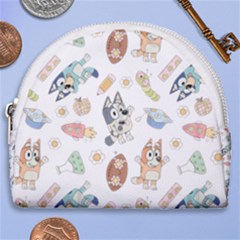 Bluey, Bluey Merch, Bluey Pattern, Bluey Bluey, Bingo, Bluey Design, Bluey Dog Horseshoe Style Canvas Pouch