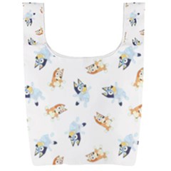 Bluey, Bluey Merch, Bluey Pattern, Bluey Bluey, Bingo, Bluey Design, Bluey Dog Foldable Shopping Bag