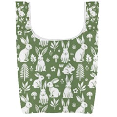 Easter Bunny Pattern Foldable Shopping Bag
