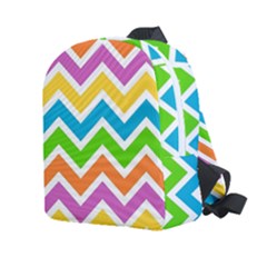 Chevron Pattern Design Texture Kids  Age 2-4 Lightweight Preschool Backpack