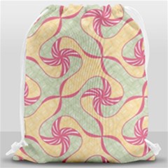 Abstract Pattern Design Scrapbooking Drawstring Bag (large)