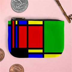 Mondrian Coin Change Purse