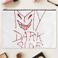 My Dark Side Typographic Design Cosmetic Bag (xxxl)