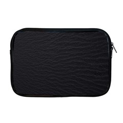Black Pattern Sand Surface Texture Apple Macbook Pro 17  Zipper Case