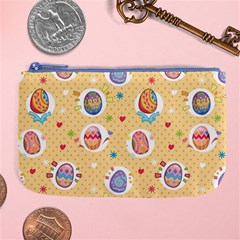 Fun Easter Eggs Large Coin Purse