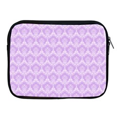 Damask Lilac Apple Ipad 2/3/4 Zipper Cases