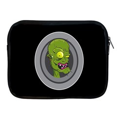 Zombie Pictured Illustration Apple Ipad 2/3/4 Zipper Cases