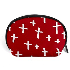 Red White Cross Accessory Pouch (large)
