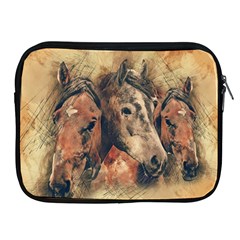 Head Horse Animal Vintage Apple Ipad 2/3/4 Zipper Cases