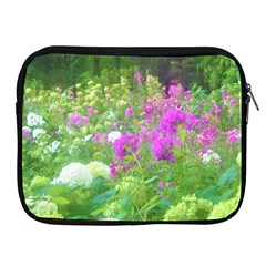 Annabella Hydrangeas And Purple Garden Landscape Apple Ipad 2/3/4 Zipper Cases