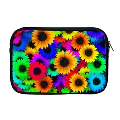 Sunflower Colorful Apple Macbook Pro 17  Zipper Case