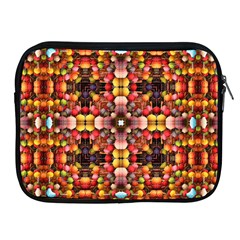 Tile Background Image Creativity Apple Ipad 2/3/4 Zipper Cases