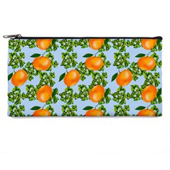Citrus Tropical Orange Blue Pencil Cases