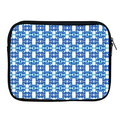 Blue White  Abstract Pattern Apple Ipad 2/3/4 Zipper Cases