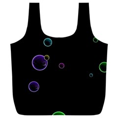 Bubble In Dark Full Print Recycle Bag (xxxl)