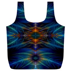 Fractal Flower Full Print Recycle Bag (xxxl)