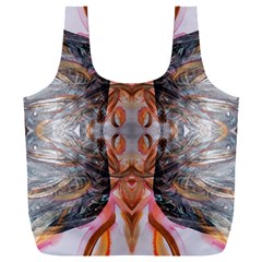Abstract Marbling Symmetry Full Print Recycle Bag (xxxl)